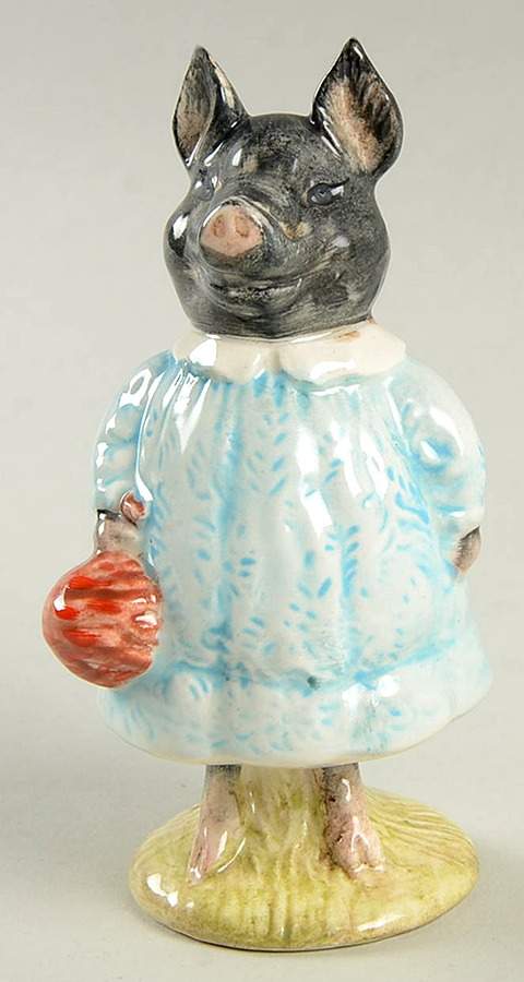 Beatrix Potter Backstamp 3 Pig-Wig - Boxed by Royal Doulton-1
