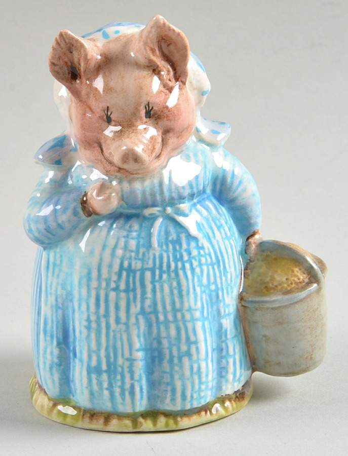 Beatrix Potter Backstamp 3 Aunt Pettitoes - No Box by Royal Doulton-1