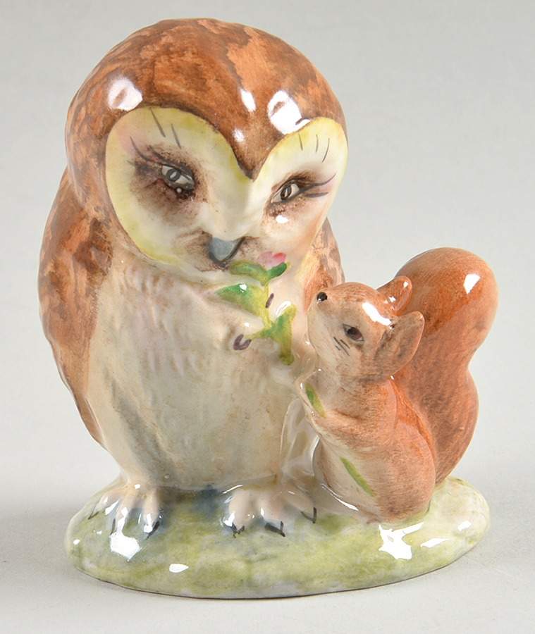 Beatrix Potter Backstamp 3 Old Mr Brown - No Box by Royal Doulton-1
