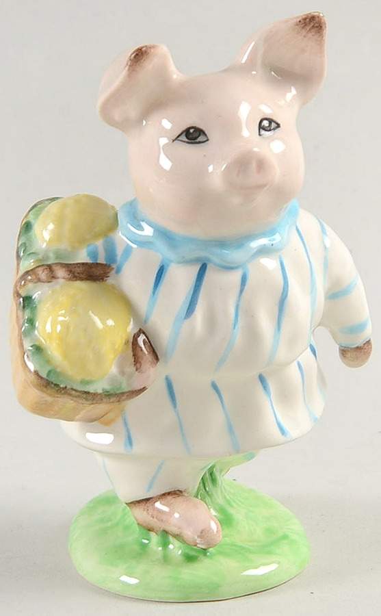 Beatrix Potter Backstamp 3 Little Pig Robinson-Var.1 - Boxed by Royal Doulton-1