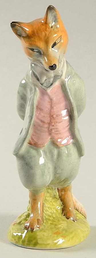 Beatrix Potter Backstamp 3 Foxy Whiskered Gentleman-Ver.1 - No Box by Royal Doulton-1