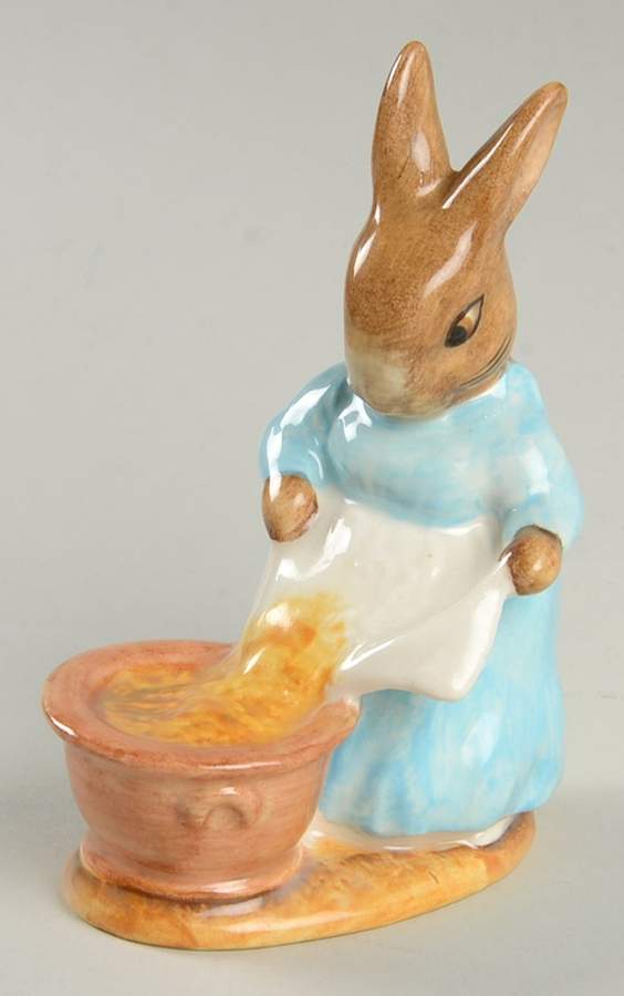 Beatrix Potter Backstamp 3 Cecily Parsley-Head Down - No Box by Royal Doulton-1