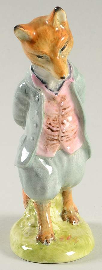 Beatrix Potter Backstamp 3 Foxy Whiskered Gentleman-1ver - Boxed by Royal Doulton-1