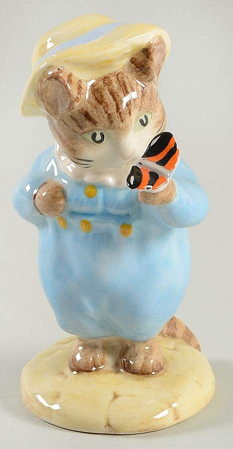 Beatrix Potter Backstamp 3 Tom Kitten & Butterfly - Boxed by Royal Doulton-1