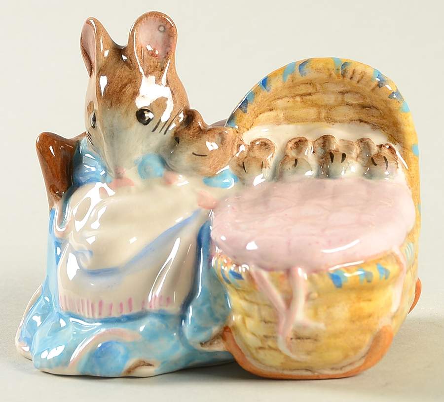 Beatrix Potter Backstamp 3 Hunca Munca - Boxed by Royal Doulton-1