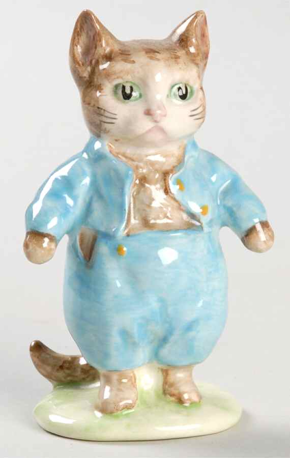 Beatrix Potter Backstamp 3 Tom Kitten-Deep Blue Outfit - Boxed by Royal Doulton-1
