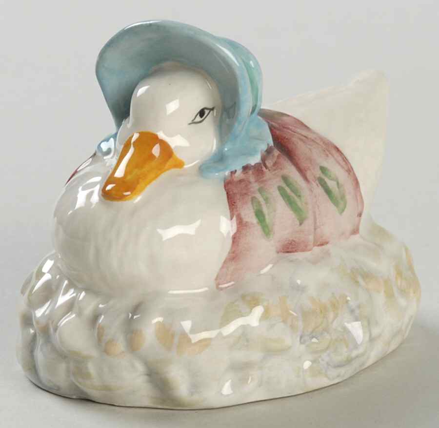 Beatrix Potter Backstamp 3 Jemima Puddle Duck Made A Feather Nest - Boxed by Royal Doulton-1