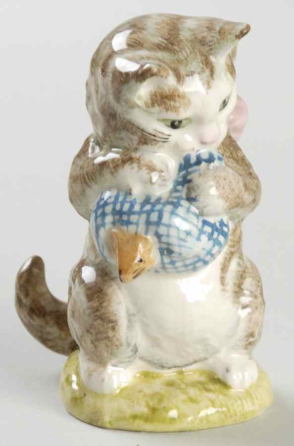 Beatrix Potter Backstamp 3 Miss Moppet - No Box by Royal Doulton-1