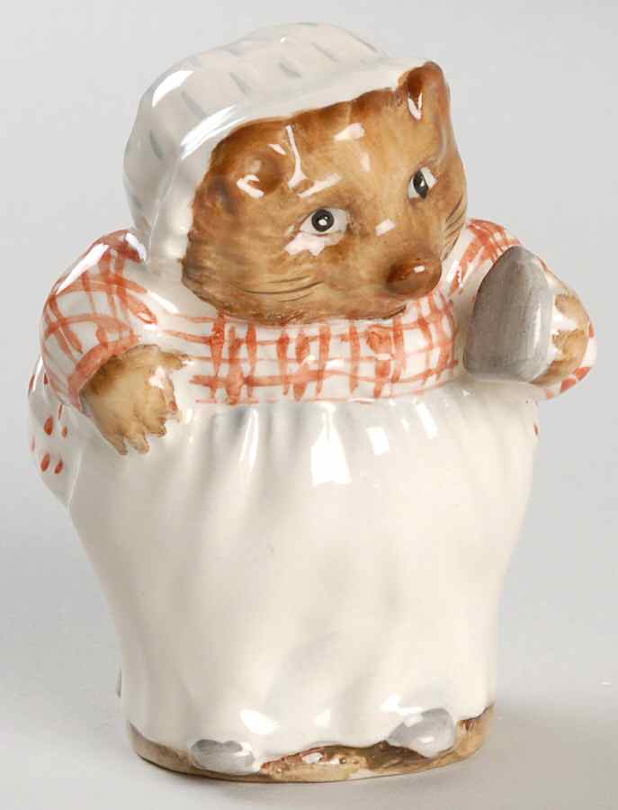 Beatrix Potter Backstamp 3 Mrs Tiggy Winkle-1ver.2var. - Boxed by Royal Doulton-1