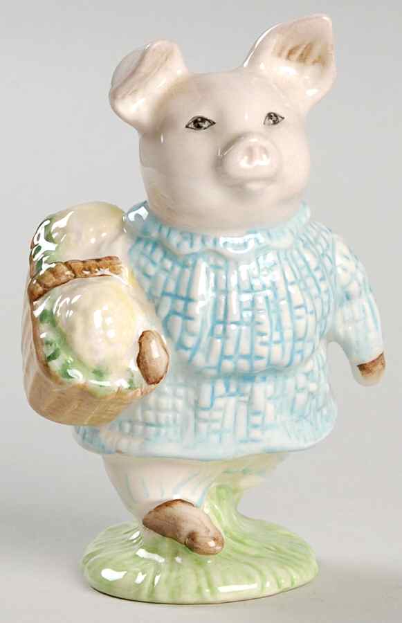 Beatrix Potter Backstamp 3 Little Pig Robinson-Var 2 - No Box 108 by Royal Doulton-1