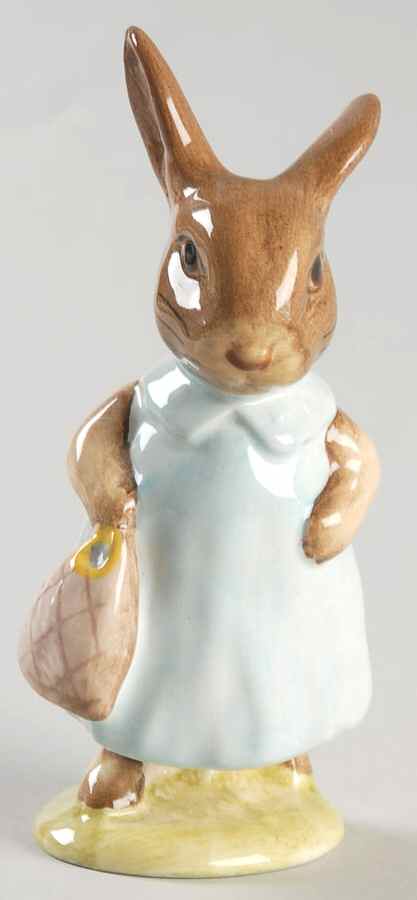 Beatrix Potter Backstamp 3 Mrs Flopsy Bunny - No Box by Royal Doulton-1