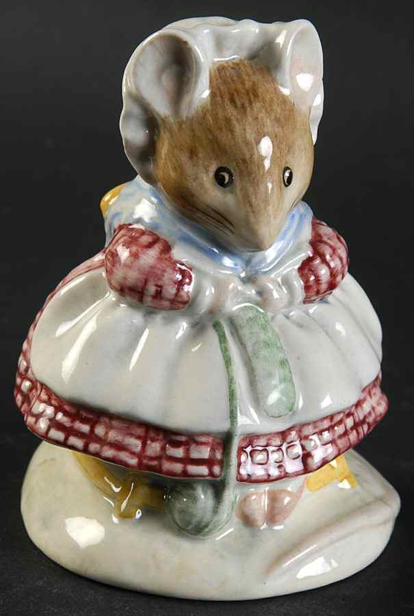 Beatrix Potter Backstamp 3 The Old Woman...Knitting - No Box by Royal Doulton-1