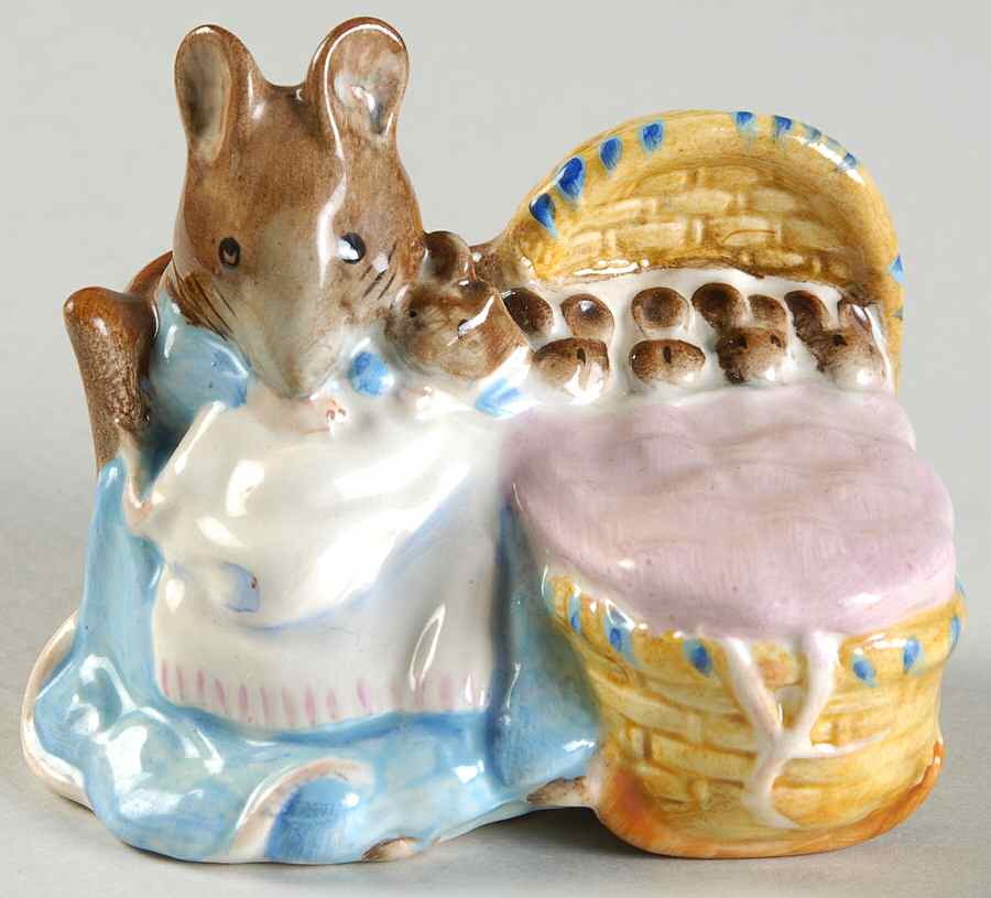 Beatrix Potter Backstamp 3 Hunca Munca - Boxed by Royal Doulton-1