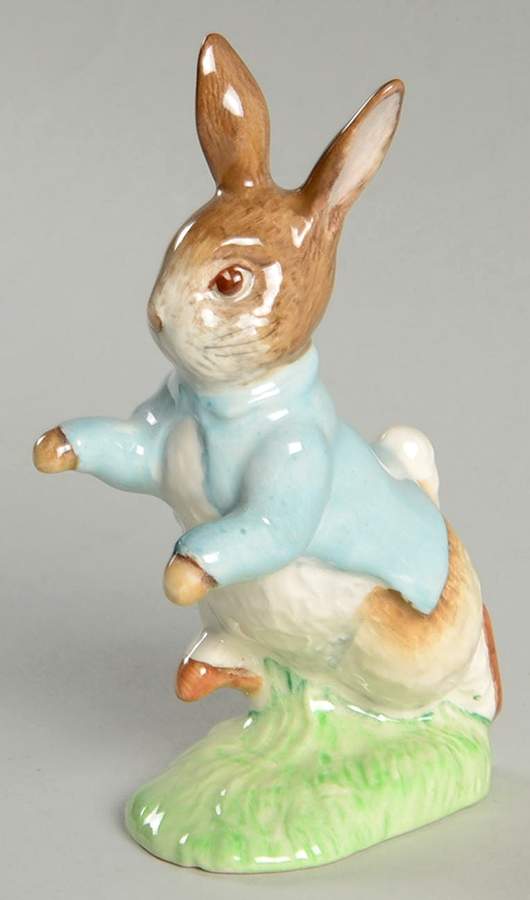 Beatrix Potter Backstamp 3 Peter Rabbit-Long Base - Boxed by Royal Doulton-1