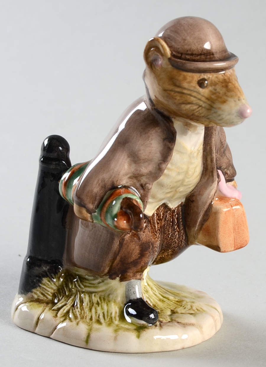 Beatrix Potter Backstamp 4 Johnny Town-Mouse With Bag - No Box by Royal Doulton-1