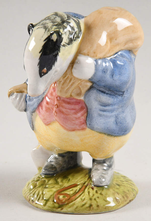 Beatrix Potter Backstamp 4 Tommy Brock - Boxed by Royal Doulton-1