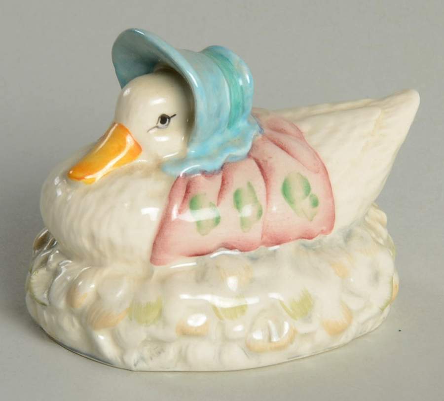 Beatrix Potter Backstamp 4 Jemima Puddle-Duck Made A Feather Nest - No Box by Royal Doulton-1
