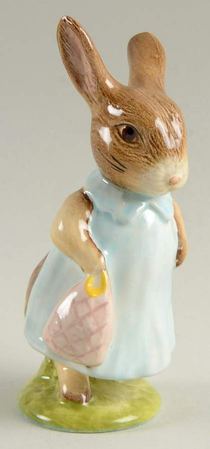 Beatrix Potter Backstamp 4 Mrs Flopsy Bunny - No Box by Royal Doulton-1