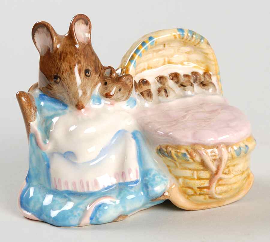 Beatrix Potter Backstamp 4 Hunca Munca - No Box by Royal Doulton-1