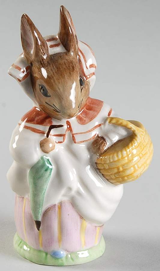 Beatrix Potter Backstamp 4 Mrs Rabbit - Boxed by Royal Doulton-1