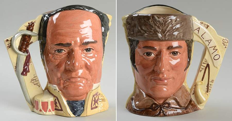 Antagonists Collection Davy Crockett & Santa Anna - Boxed by Royal Doulton-1