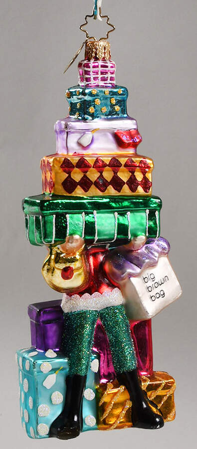 Bloomingdales Ornament Bloomies Shopper's Paradise - No Box by Christopher Radko-1