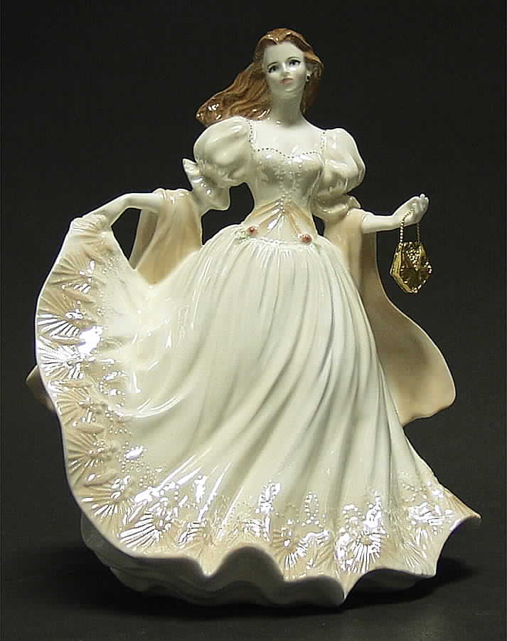 Glittering Occasions Figurine Viennese Waltz - Boxed by Royal Worcester-1