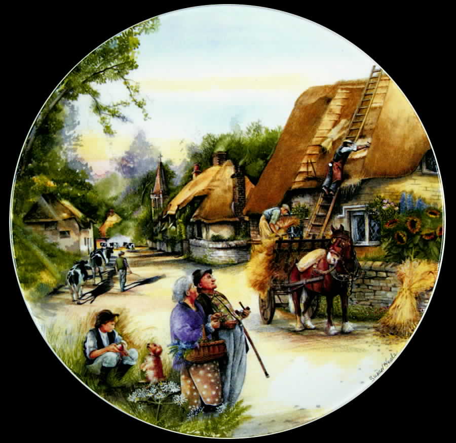 Old Country Crafts The Thatcher - No Box by Royal Doulton-1