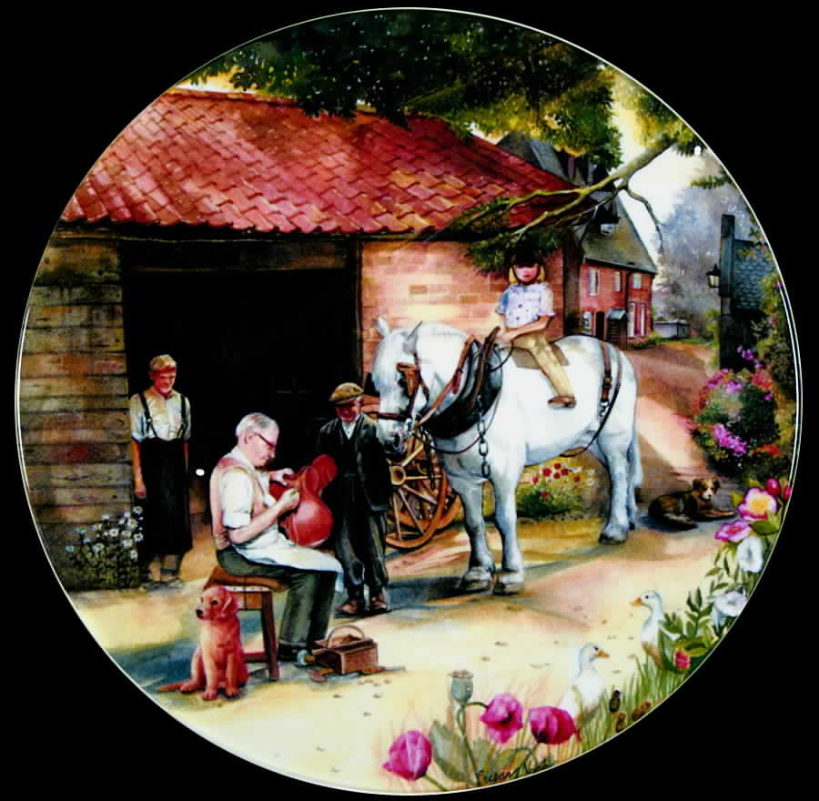 Old Country Crafts The Saddlemaker - No Box by Royal Doulton-1