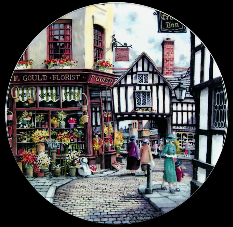 Window Shopping The Flower Shop - No Box by Royal Doulton-1