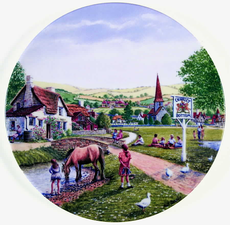 Crinkley Bottom The Village Green - With Box by Royal Doulton-1