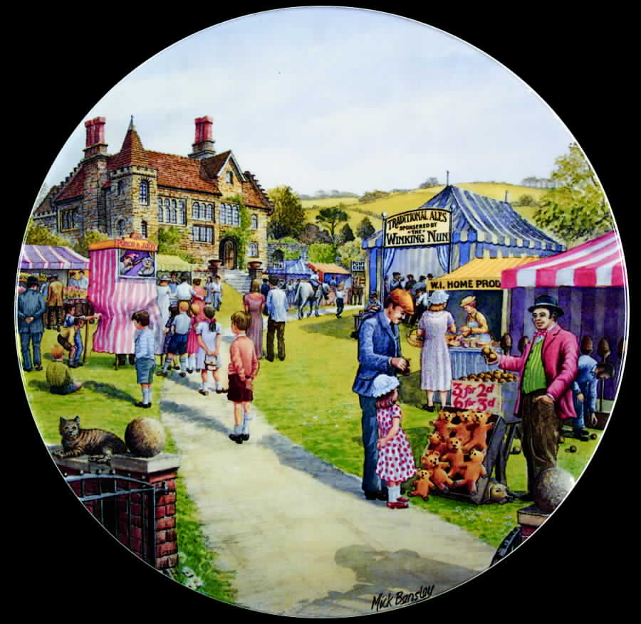 Crinkley Bottom The Bottom Village Festival - No Box by Royal Doulton-1