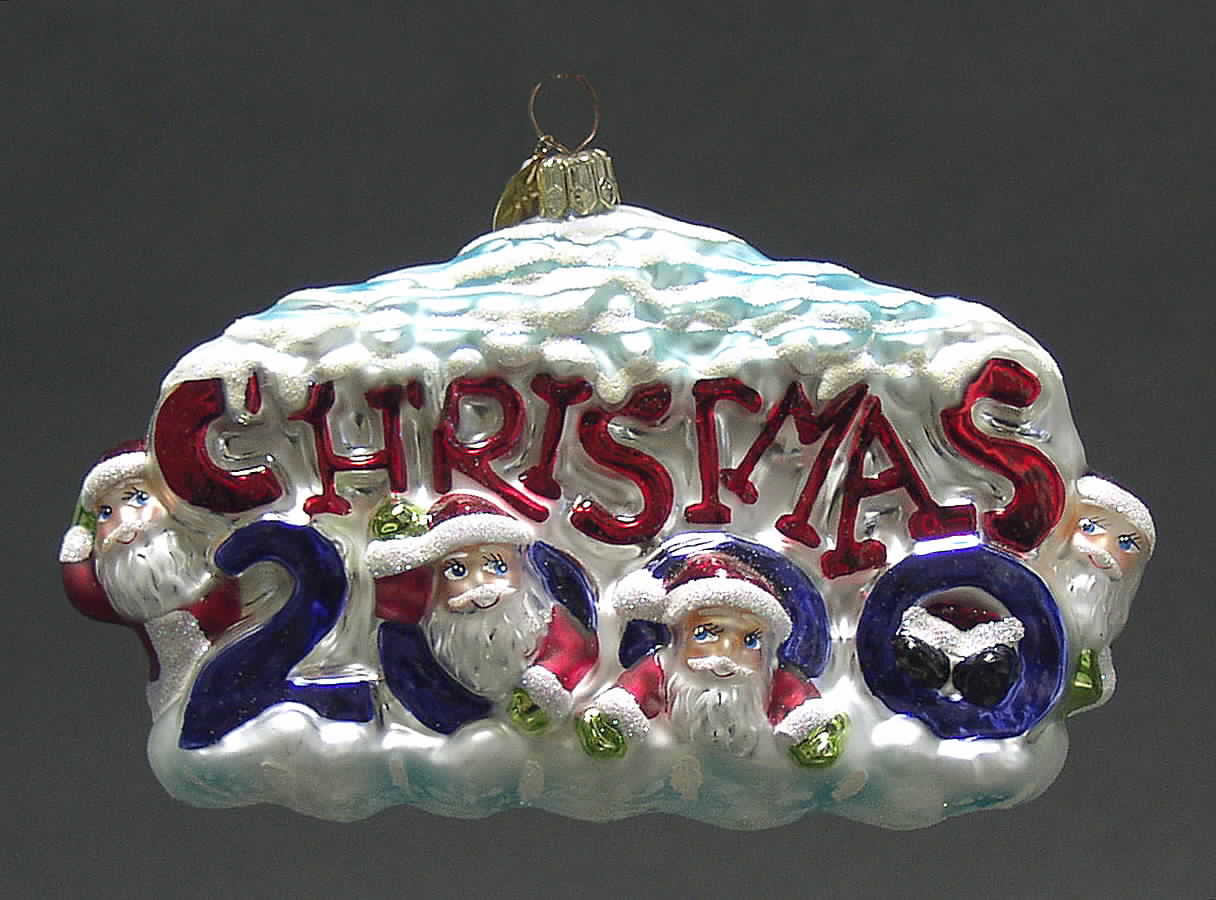 2000 Dated Ornaments Santas 2000 - No Box by Christopher Radko-1