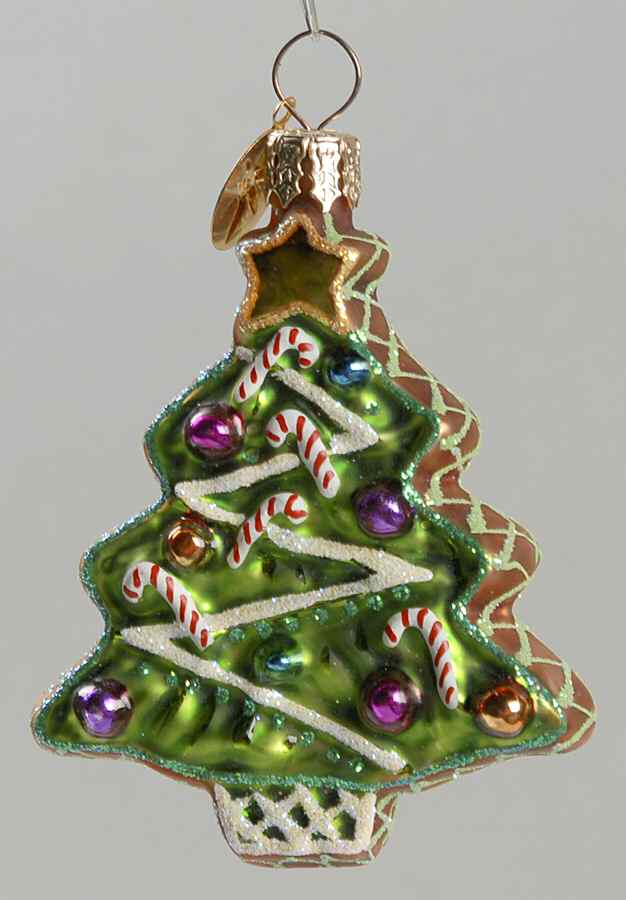 Gingerbread Ornaments Sweet Ginger Tree - No Box by Christopher Radko-1