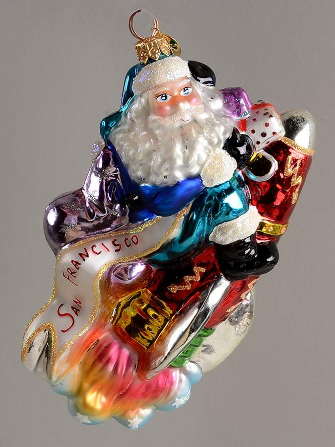 2000 Dated Ornaments Millennium Blastoff (Flame) - No Box by Christopher Radko-1