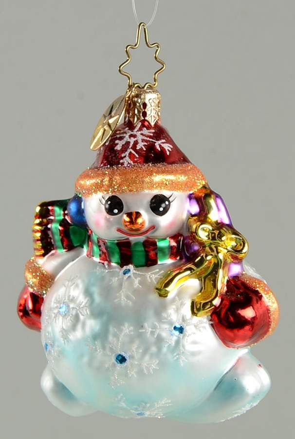 Snowmen Chubby Cheer Gem - No Box by Christopher Radko-1