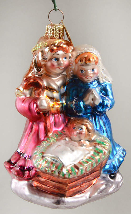 Religious Nativity Play - No Box by Christopher Radko-1