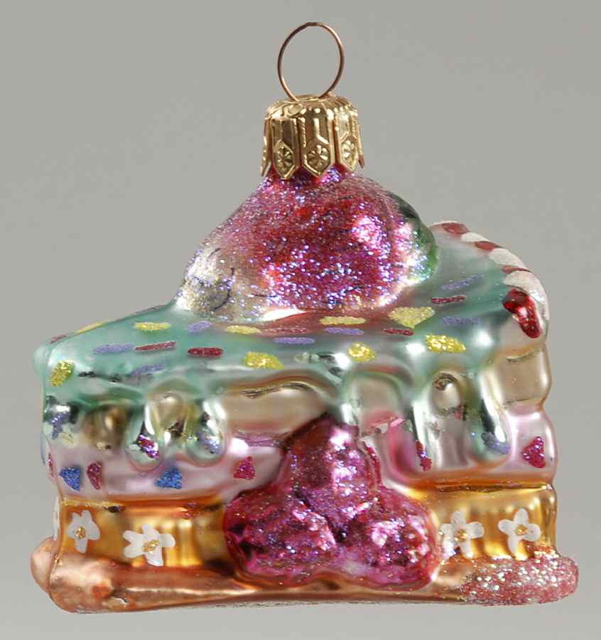 Food & Drink Berry Cake Gem - No Box by Christopher Radko-1