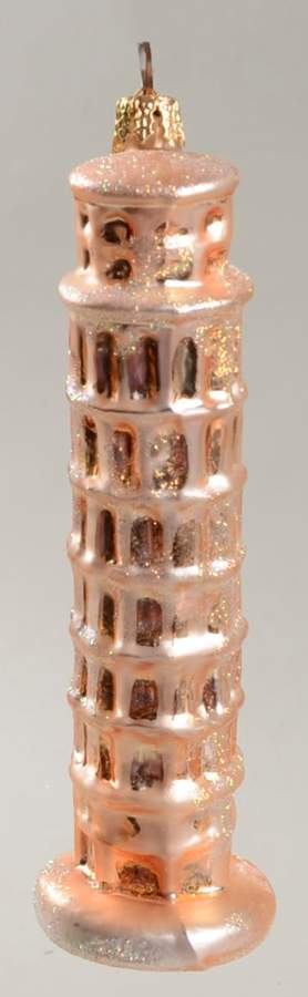 Destinations-International Landmarks So In Clined - Leaning Tower Of Pisa - No Box by Christopher Radko-1