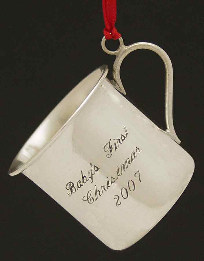 Babys First Christmas-Sterling Francis I-Baby Cup - Boxed by Reed & Barton-1