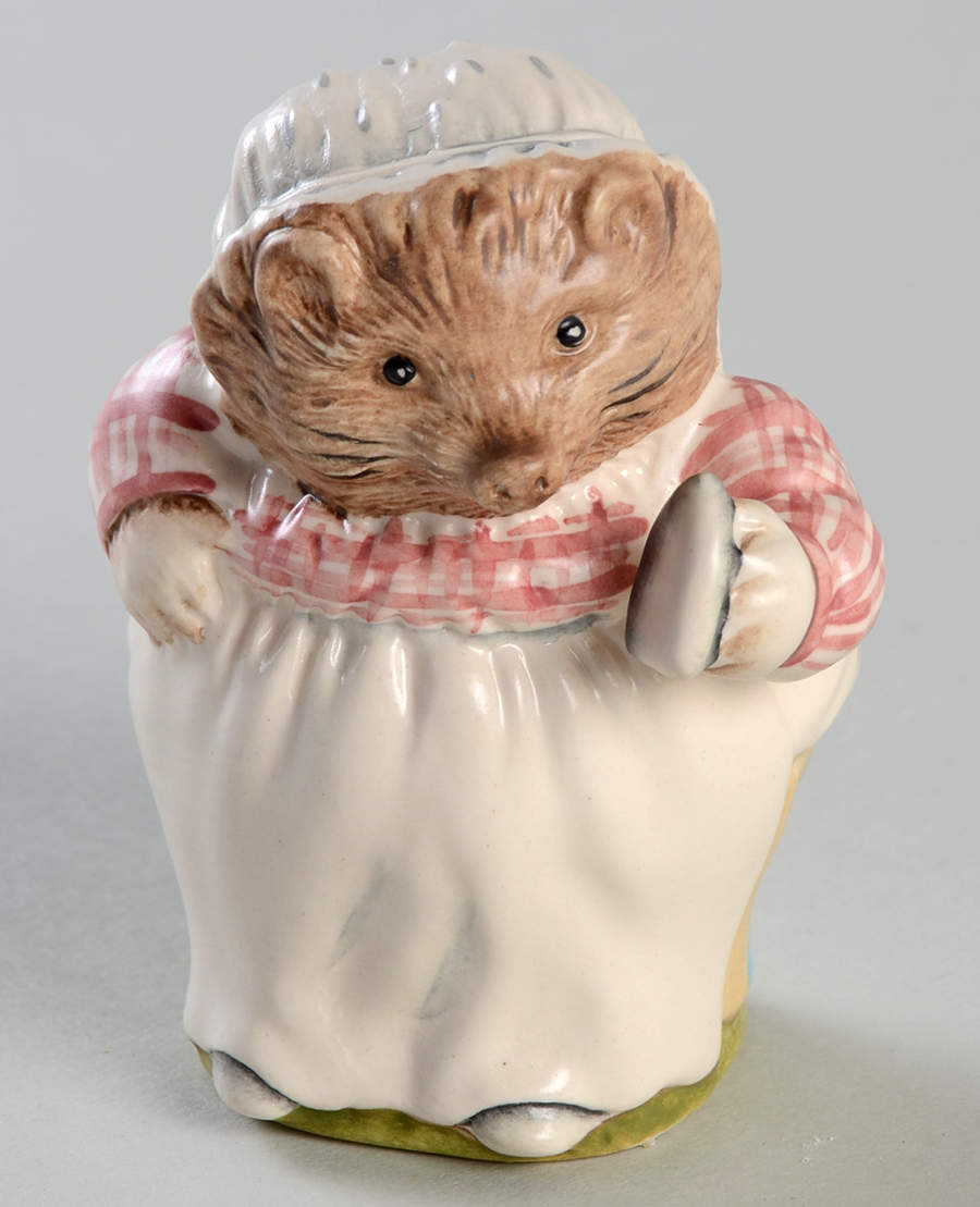 Beatrix Potter Backstamp 11 Mrs Tiggy-Winkle-Satin Finish - Boxed by Royal Doulton-1