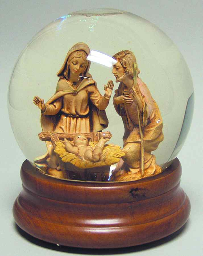 Roman Christmas Snowglobe O Holy Night - No Box by Roman-1