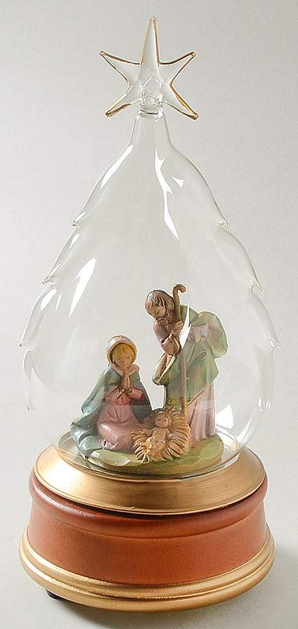 Nativity Christmas Music Box Silent Night - No Box by Roman-1