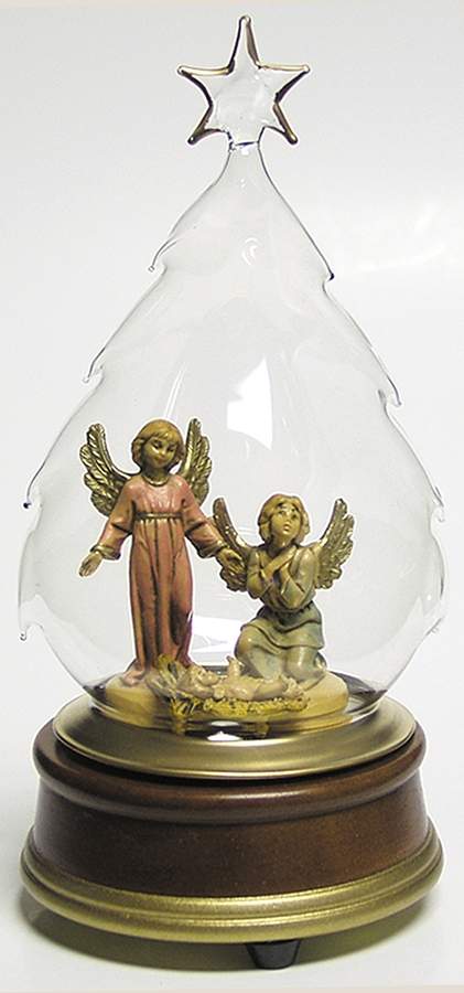 Nativity Christmas Music Box O Holy Night - Boxed by Roman-1