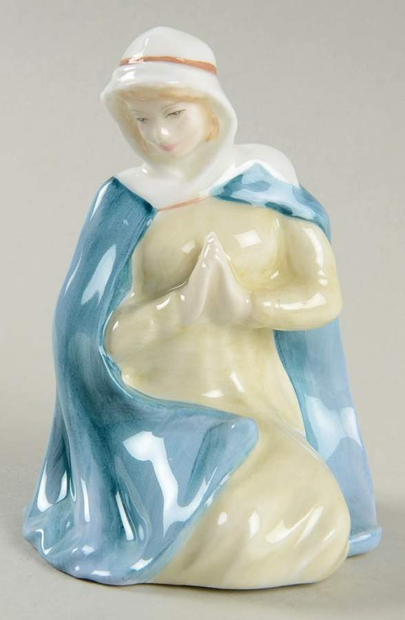 Holy Family Mary-Blue & White - Boxed by Royal Doulton-1