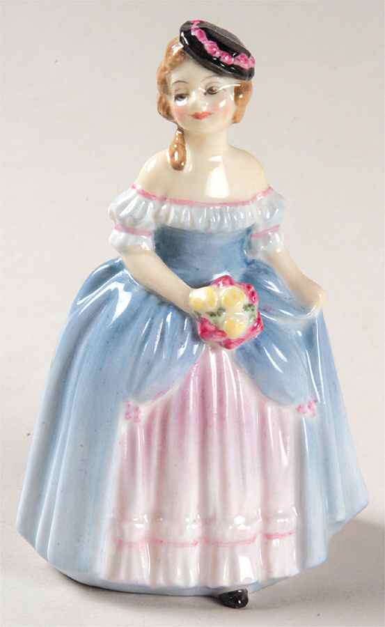 Miniature Figurines Dainty May - No Box by Royal Doulton-1