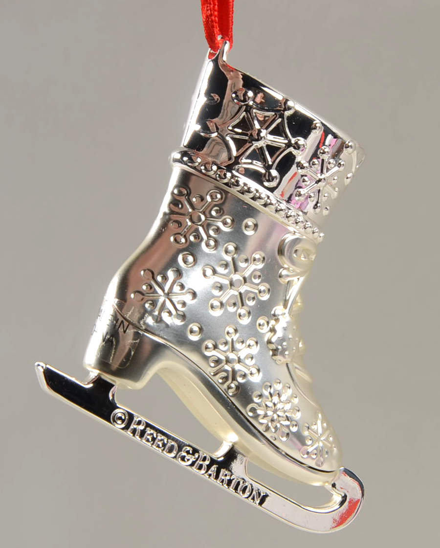Reed & Barton Christmas Ornament Ice Skate - No Box by Reed & Barton-1