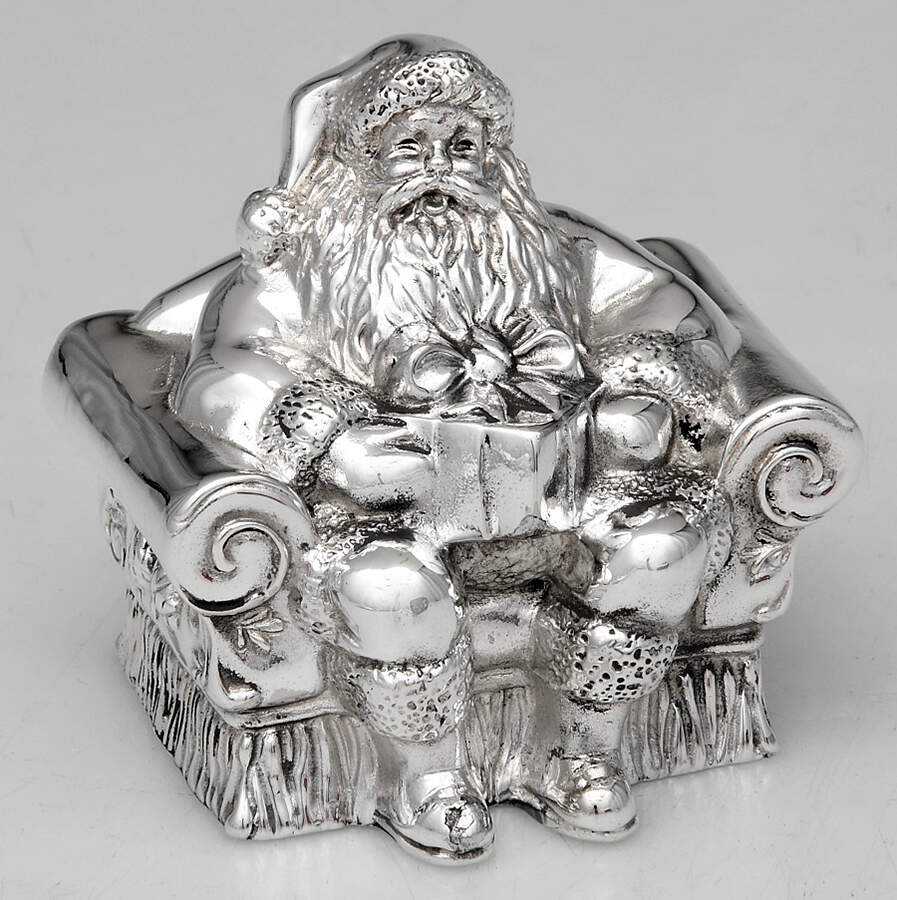 Reed & Barton Christmas Ornament Musical-Santa Claus Is Coming/Town 1998 - No Box by Reed & Barton-1