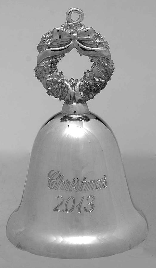 Reed & Barton Christmas Ornament Dillards 75th Anniversary Bell - No Box by Reed & Barton-1