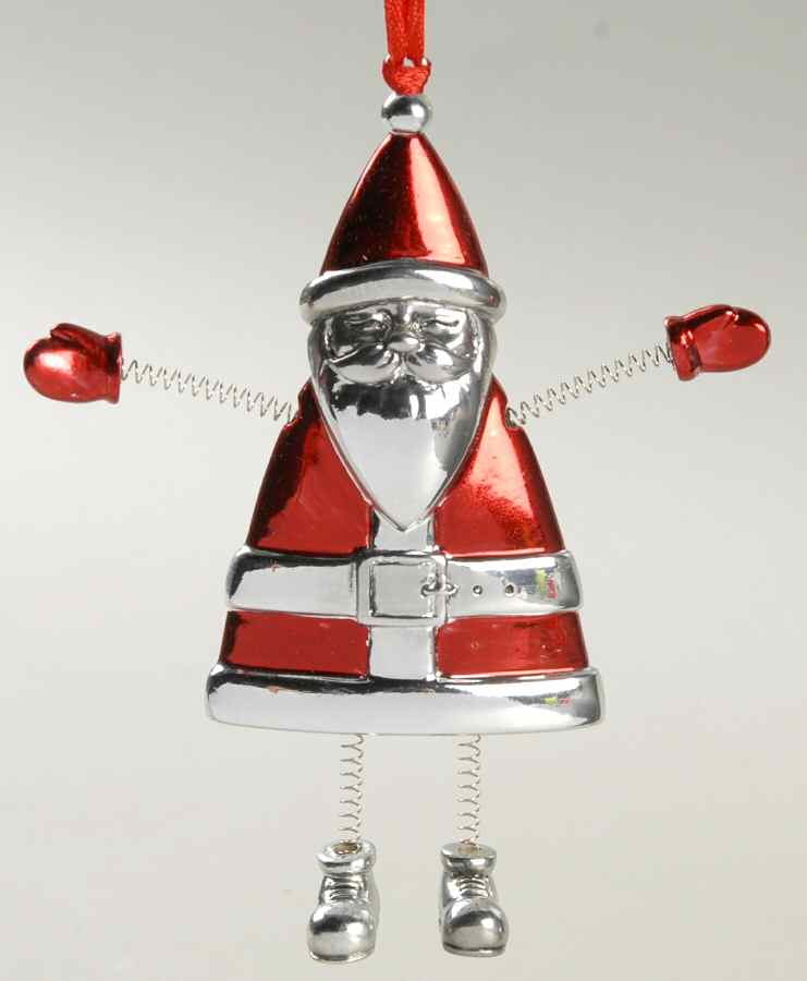 Reed & Barton Christmas Ornament Santa With Mittens - Boxed by Reed & Barton-1